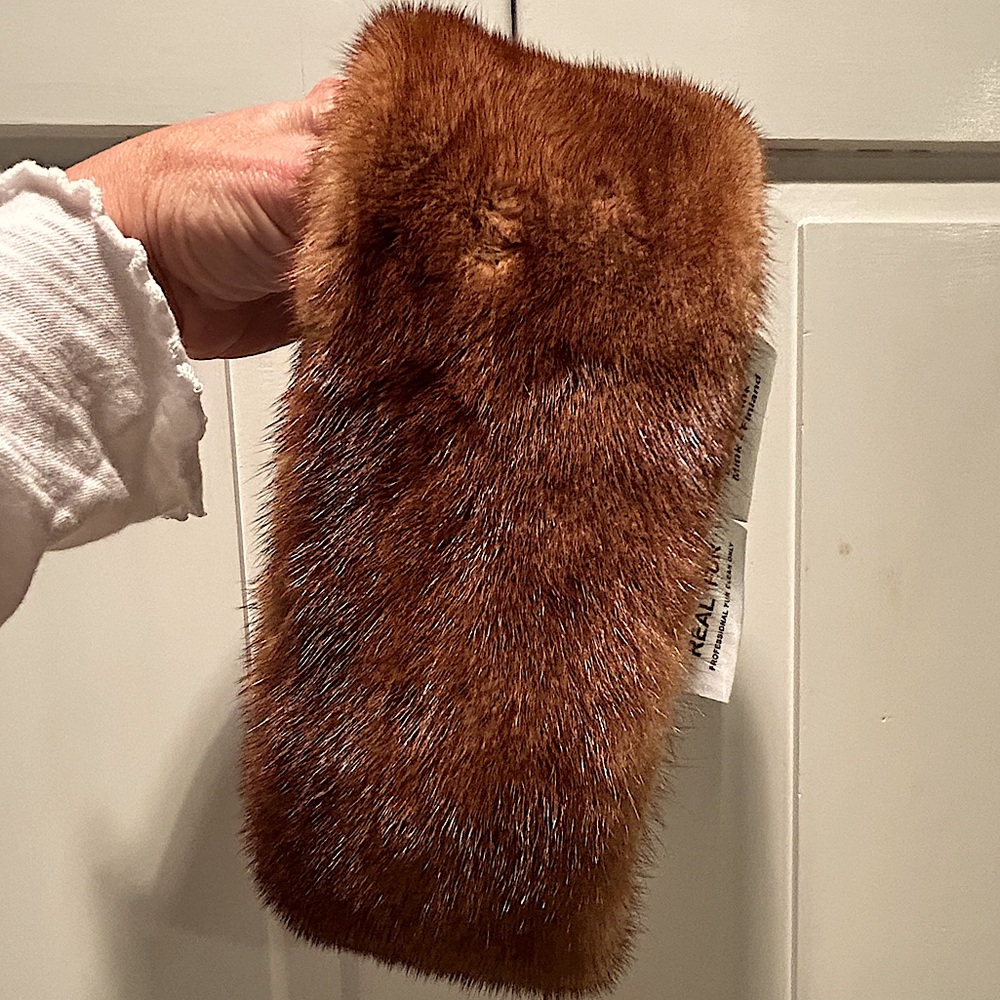 Genuine Dyed Mink Headband